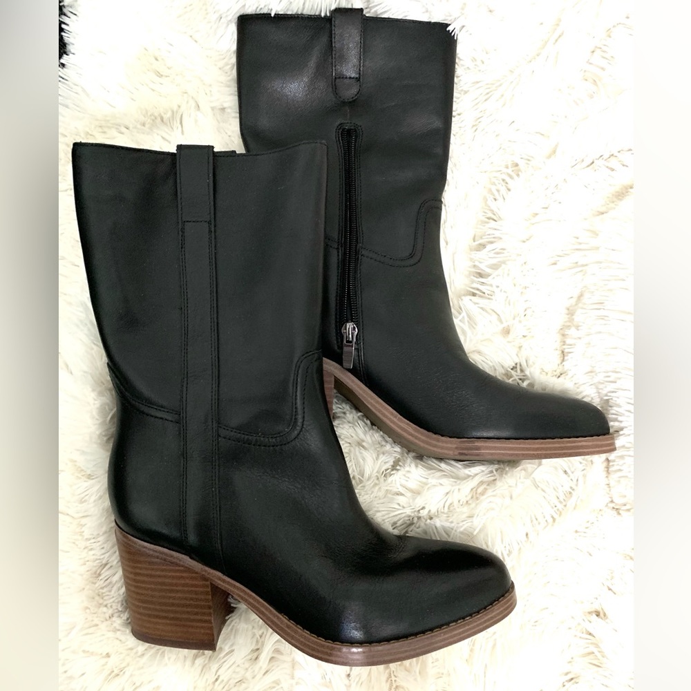 COPY - Nine West Hess Dress Mid-Calf Boot, 8.5 Black